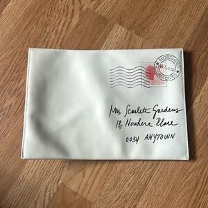 Moschino Love Letter Clutch